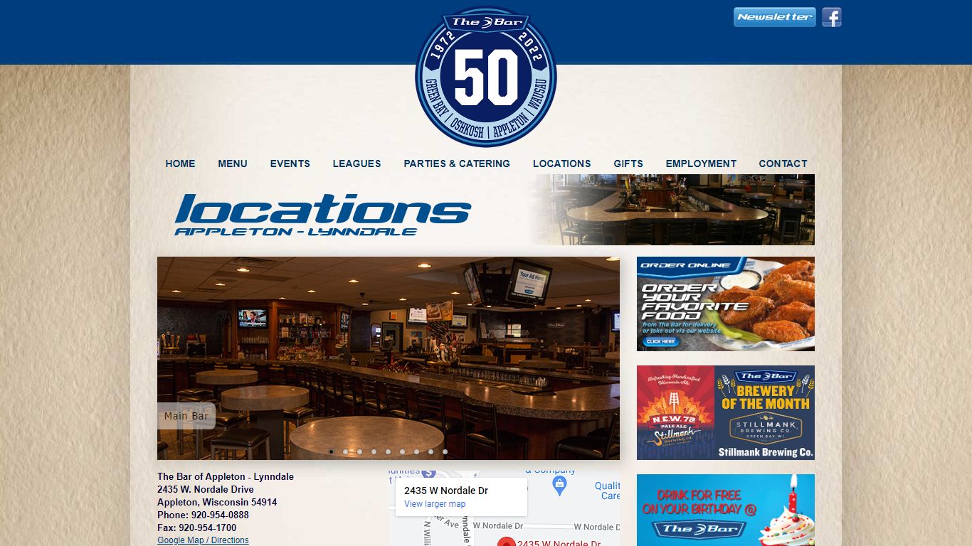 The Bar - Locations - Appleton - Lynndale