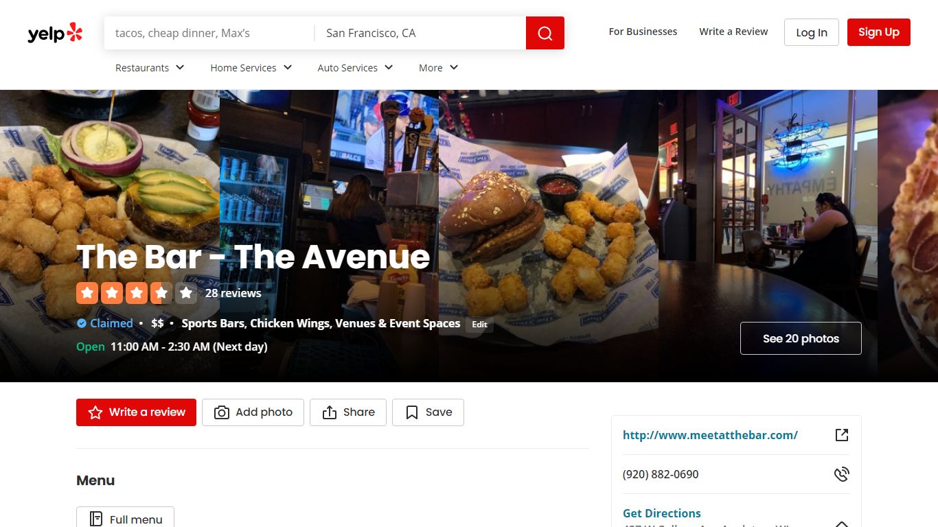 THE BAR - THE AVENUE - 20 Photos & 28 Reviews - Yelp